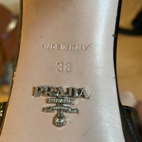 PRADA platform high heel slides - Picture 2 of 3